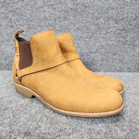 TEVA De La Vina Dos Chelsea Boots 1017146 Brown US 11 Waterproof Leather - Picture 1 of 16
